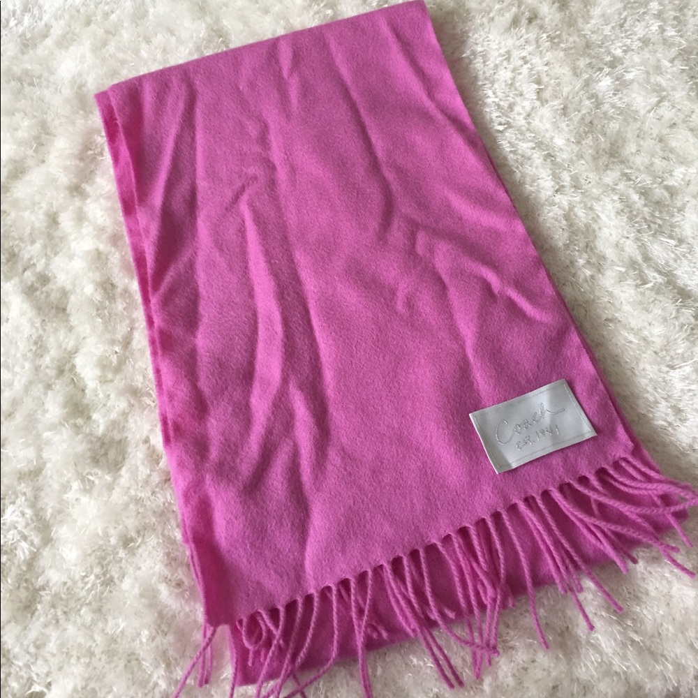 Pink Coach Scarf 💕 - Picture 3 of 4