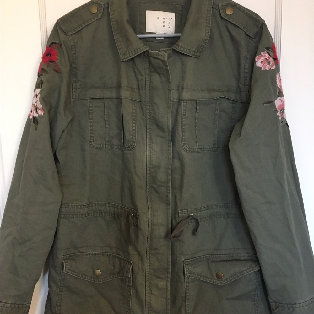 NEW L EMBROIDERED JACKET FROM TARGET