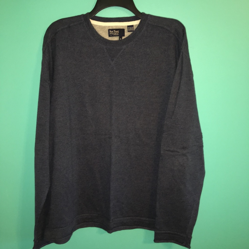 Nat Nest | Luxury Men's Henley Naxy Size XL