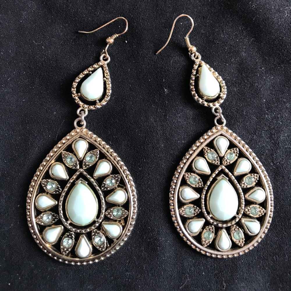 sea foam green earrings