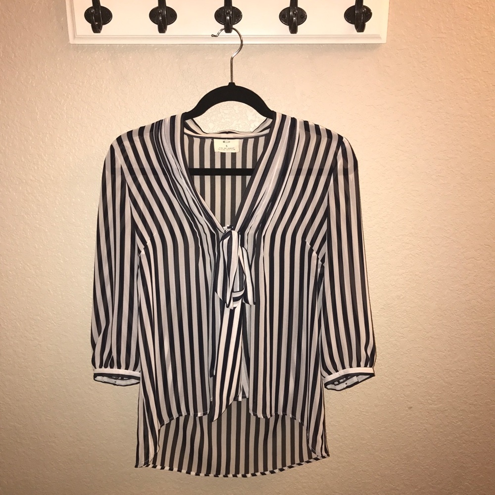 Pins and Needles Chiffon Bow blouse
