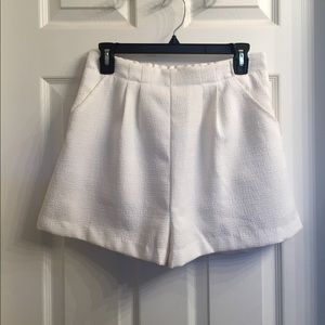 White shorts