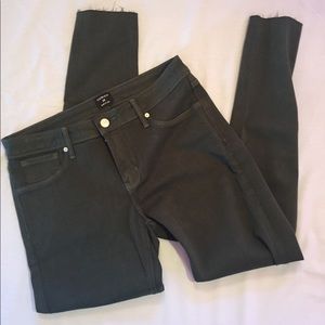 JustBlack skinny jeans - dark green
