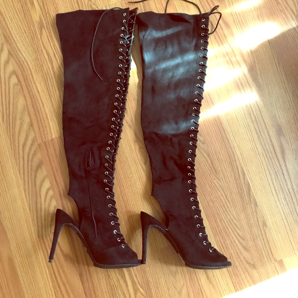 Thigh high boots