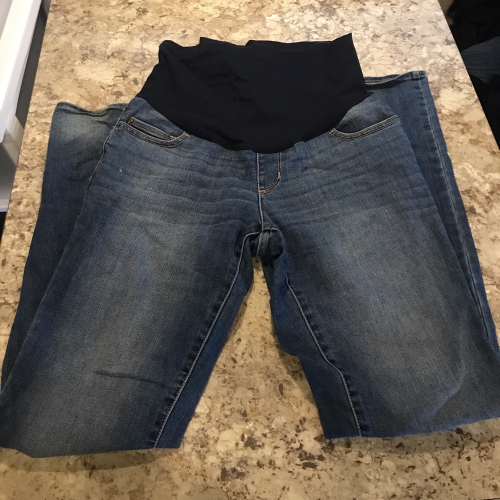 Liz Lang maternity boot cut jeans