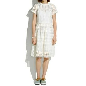 Madewell eyelet hideaway dress size 8