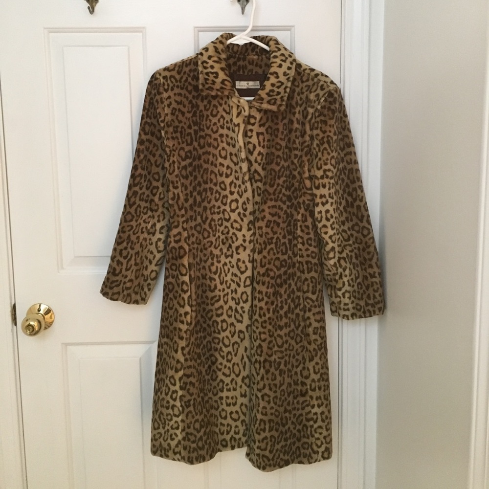 Made in France, faux leopard jacket