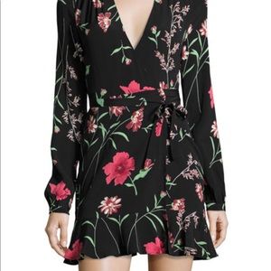 Privacy Please Floral Wrap Dress