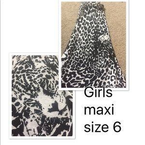 LuLaRoe girls maxi skirt
