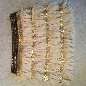 Arden B. NWT sequin studded ruffle skirt sz. S