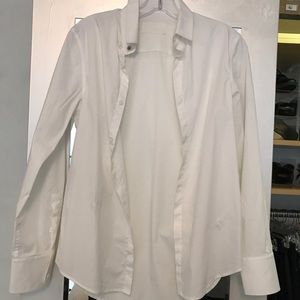 Classic white button down
