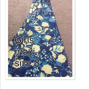 LuLaRoe girls maxi skirt