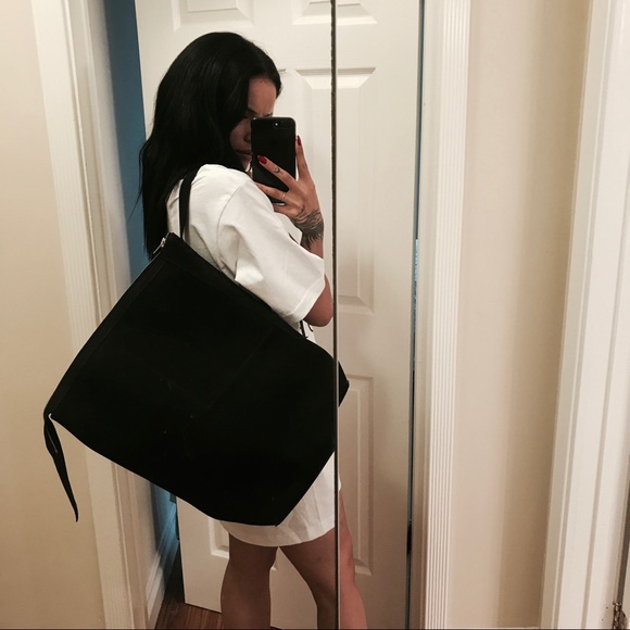 rick owens bucket leather bag 黒 Rick Owens Bucket Bag in Black for Men | Lyst