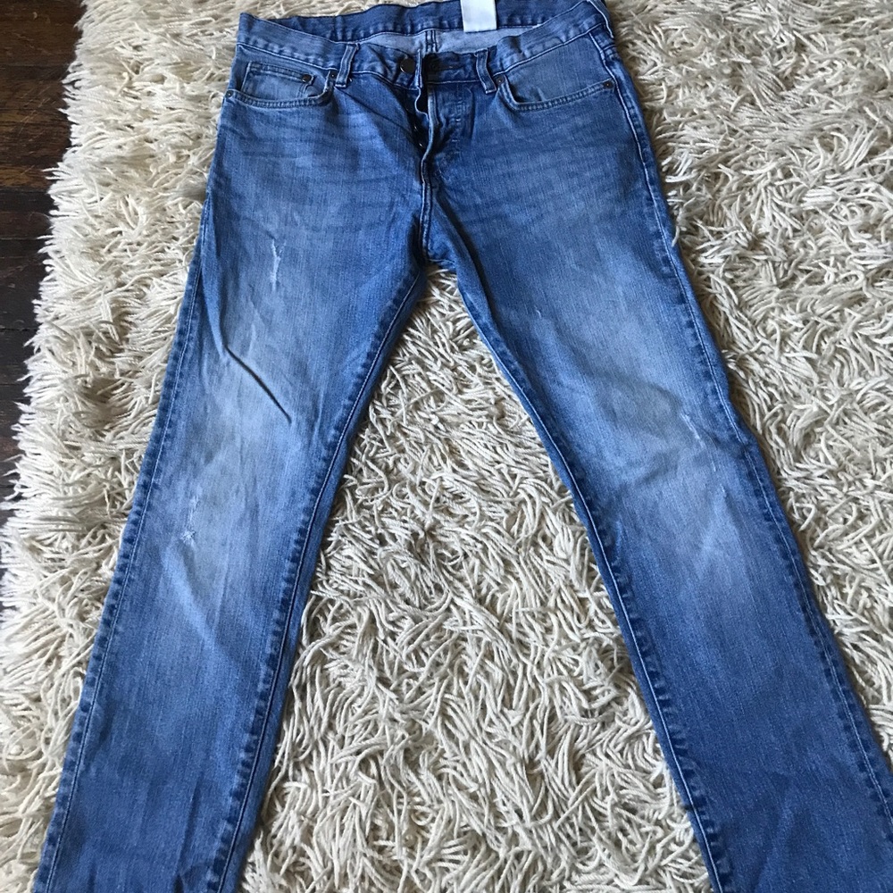 Mens H&M slim low waist jeans 30x32