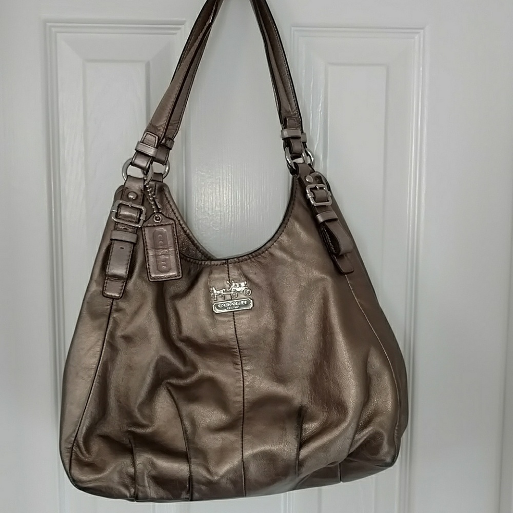 Coach leather Maggie shoulder bag