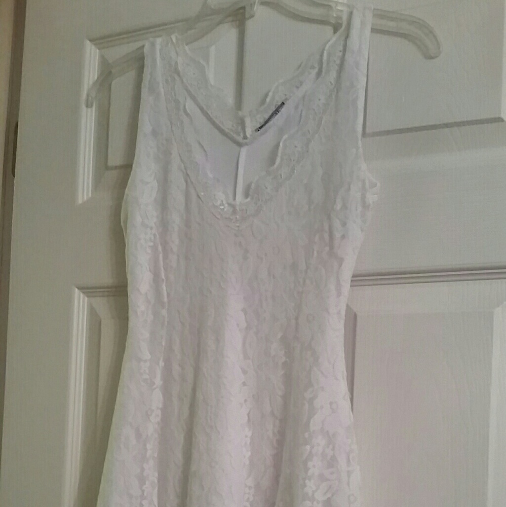 White Lace Summer Dress