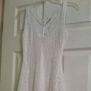 White Lace Summer Dress