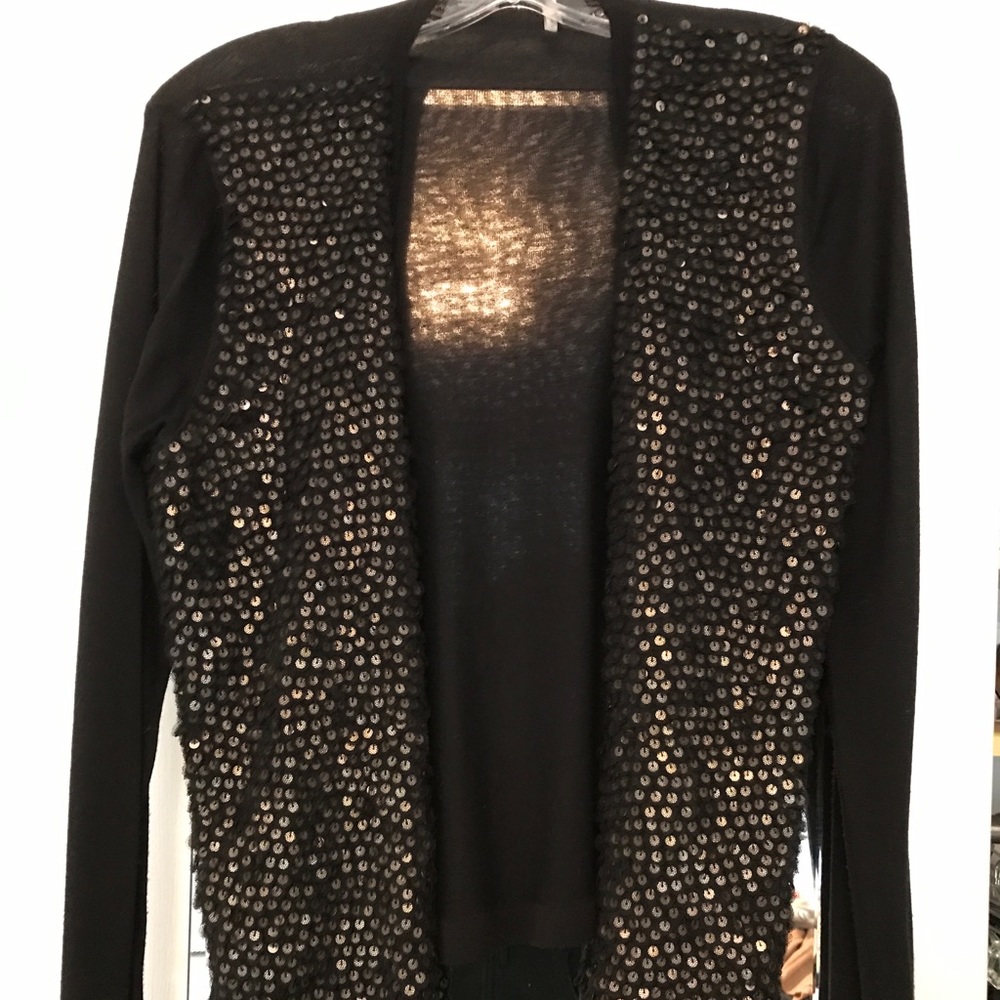Sequin cardigan!