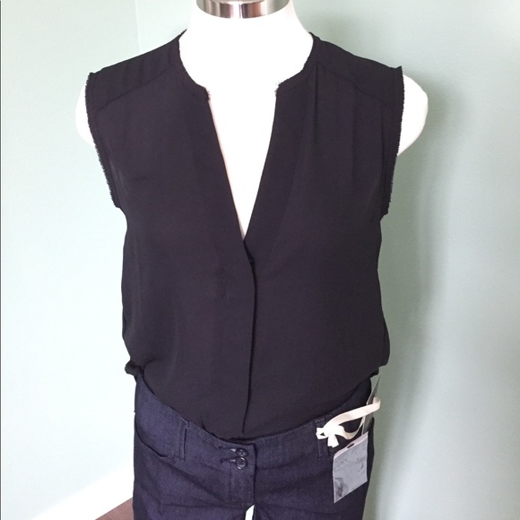 Chiffon-like high low tank tunic - Picture 1 of 4