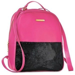 Juicy couture pink mini backpack with sequins