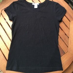 Medium stretchy one step up black T-shirt