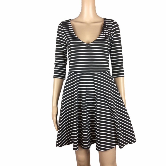 NWOT Urban outfitter striped skater dress - Picture 2 of 6