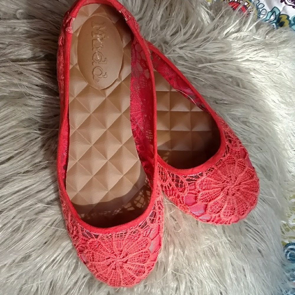 Mudd lace flats sz 7.5