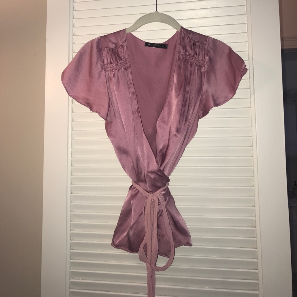 Lilac Silk Blouse by the Limited
