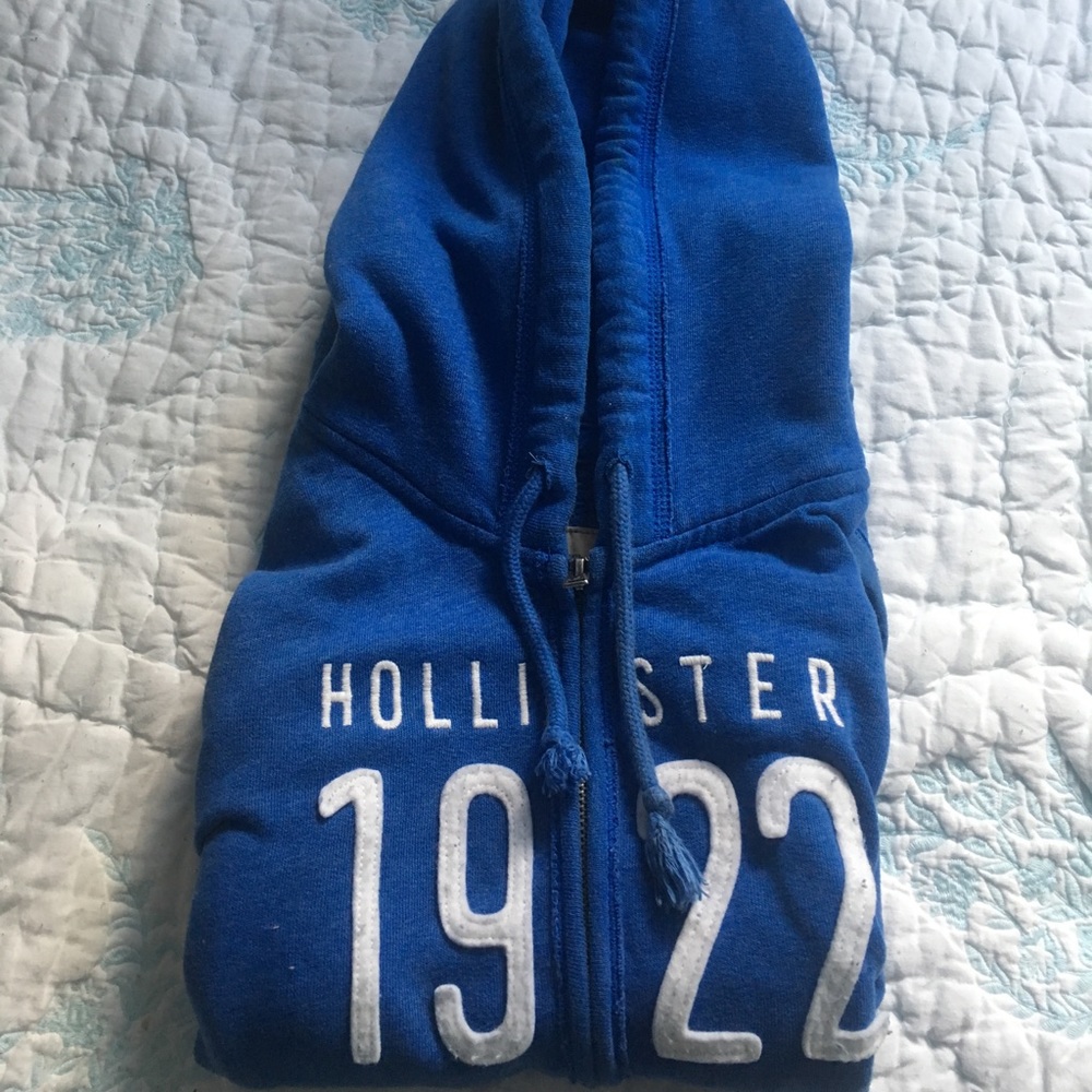 Blue Hollister Hoodie