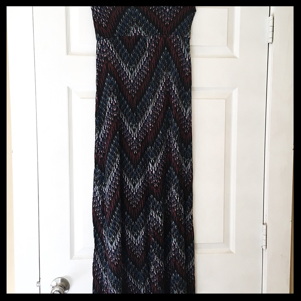 Multi colored maxi skirt