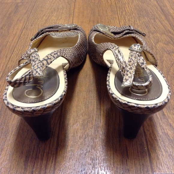 Cole Haan snakeskin sling backs - Picture 5 of 8