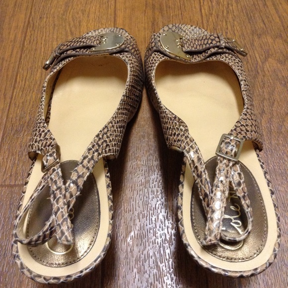 Cole Haan snakeskin sling backs - Picture 6 of 8