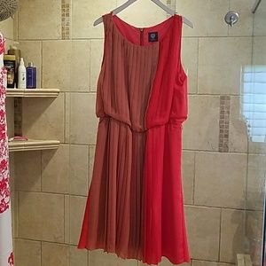 Gorgeous colorblock dress, perfect cocktail attire