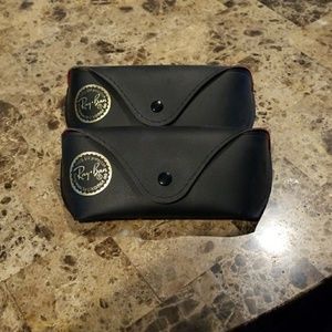 Ray Ban Sunglass Cases x2