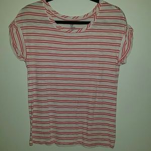 Short sleeve striped tee