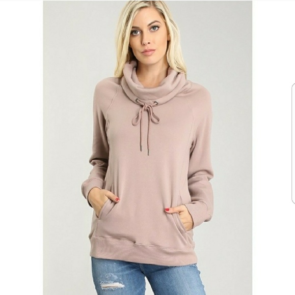 🛍Weeknd Sale🛍(Small) Mauve Cowl Neck Pullover - Picture 2 of 7