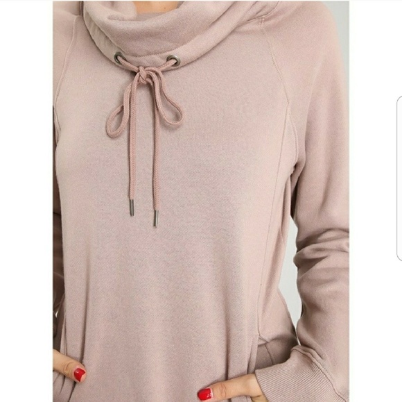 🛍Weeknd Sale🛍(Small) Mauve Cowl Neck Pullover - Picture 3 of 7