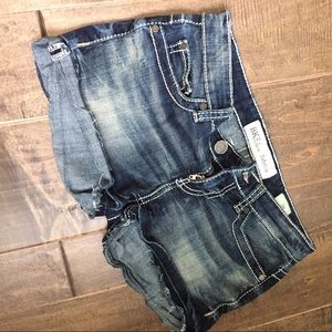 BKE denim shorts