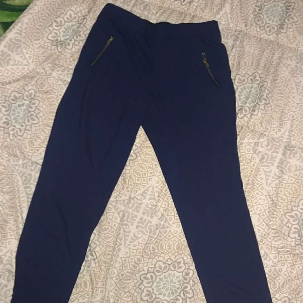 Navy blue women dress pants