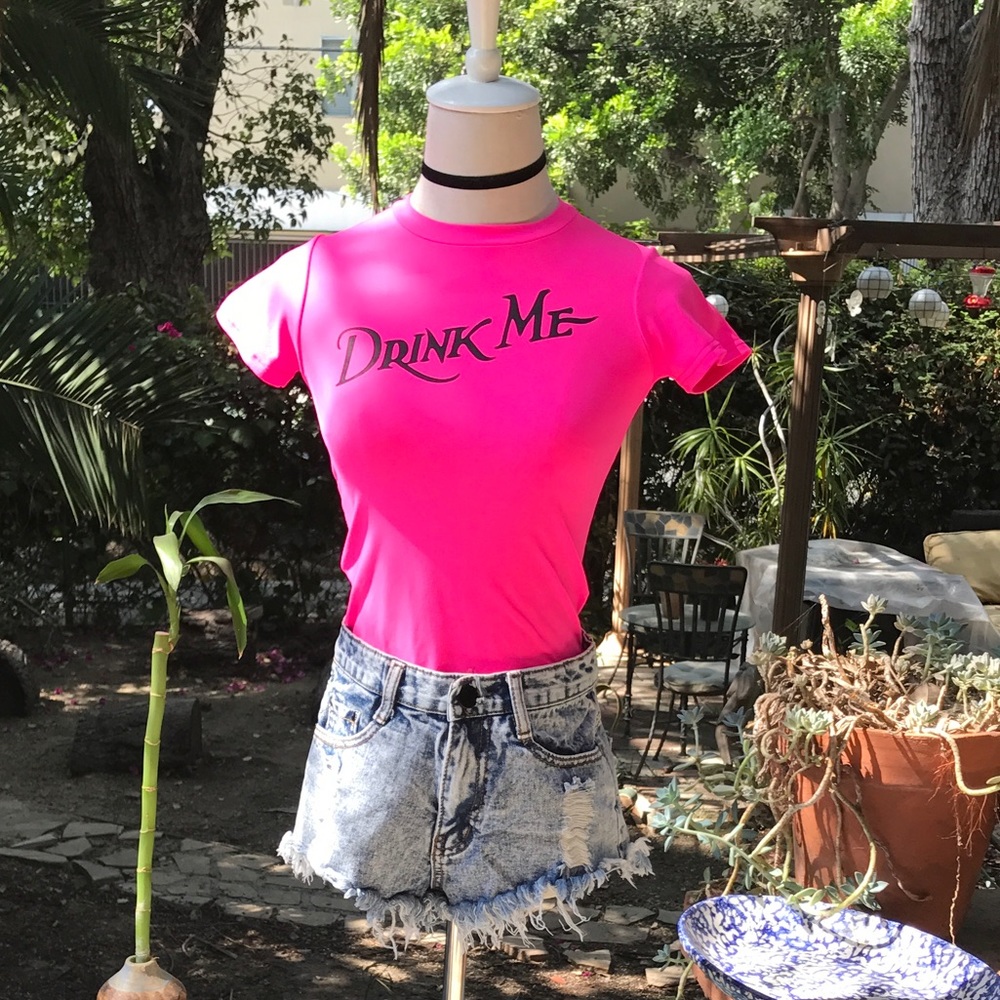 Any three for 20 Hot pink stretchy tee
