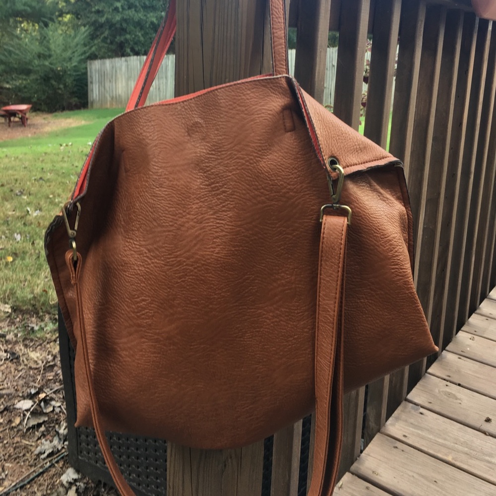 {FREE PEOPLE} Reversible 2 in 1 Bag