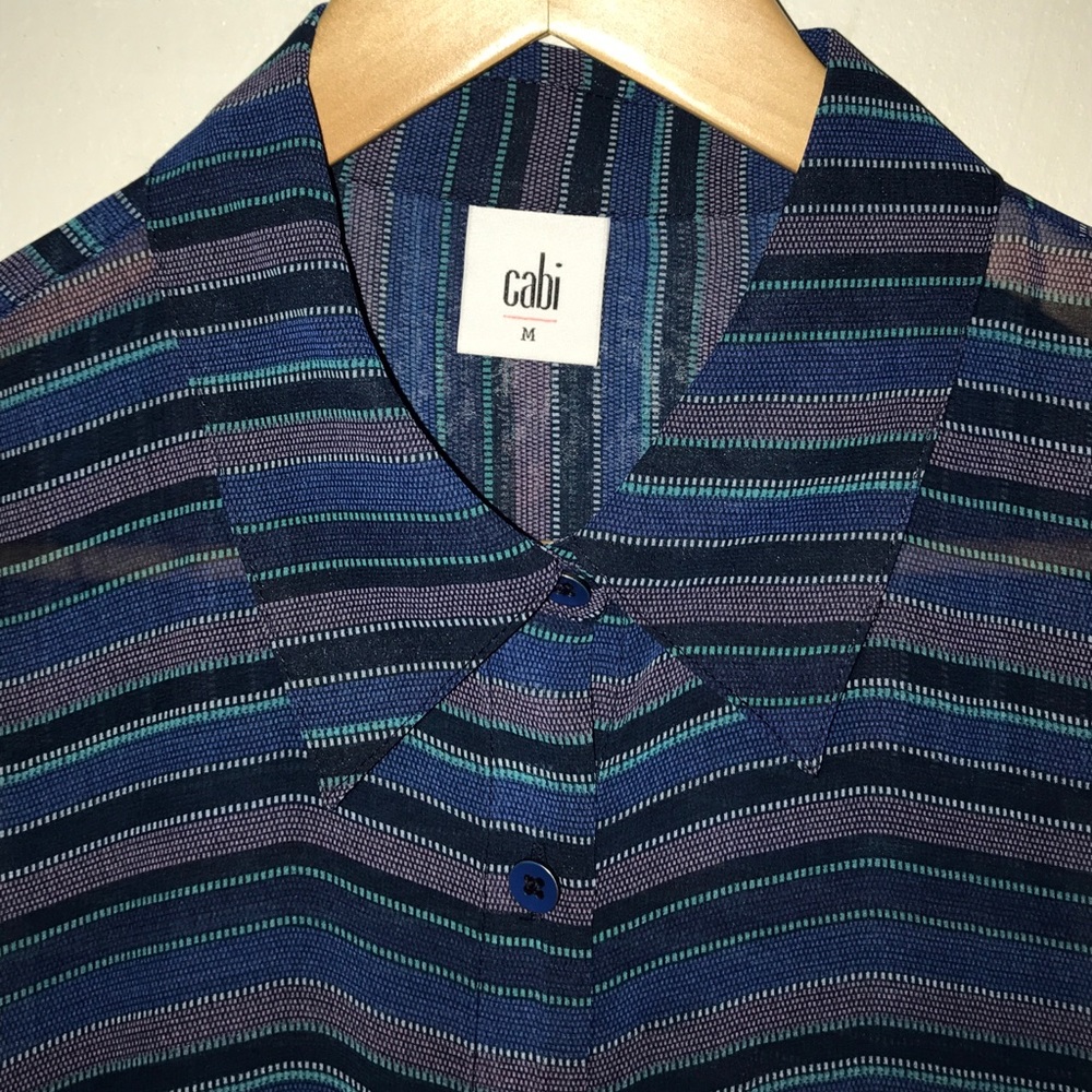 CAbi Alex Blouse Size M, NWOT