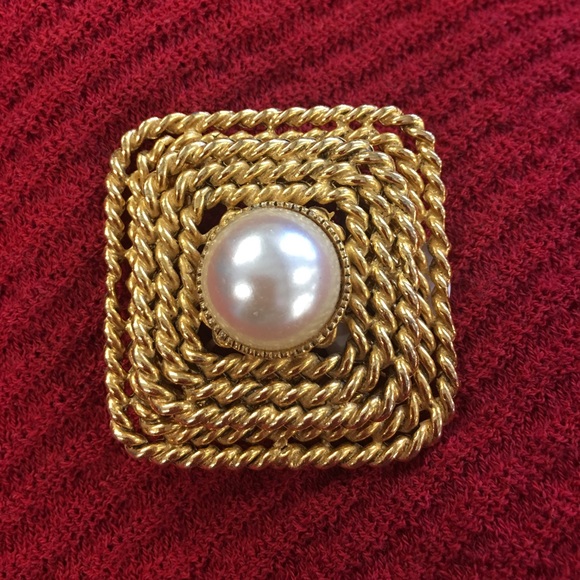 Pearl perfect for personality! Vintage brooch💐 - Picture 1 of 6
