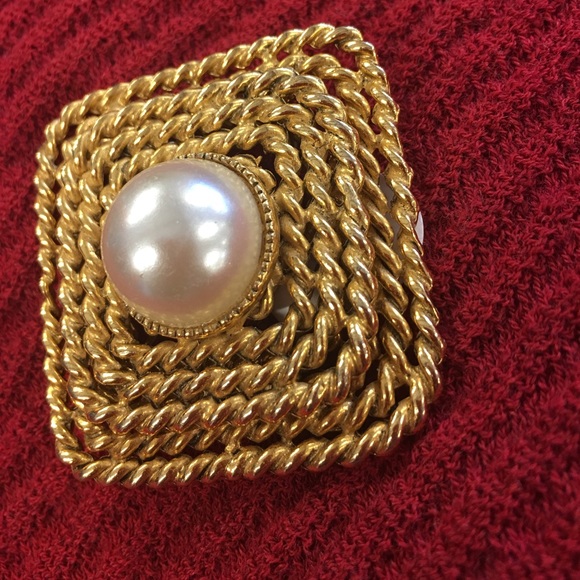 Pearl perfect for personality! Vintage brooch💐 - Picture 2 of 6