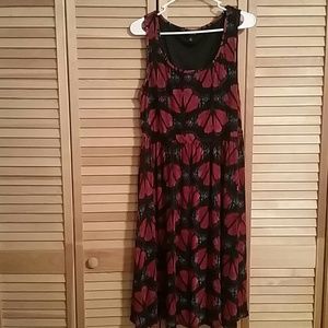 Torrid sleeveless Butterfly dress