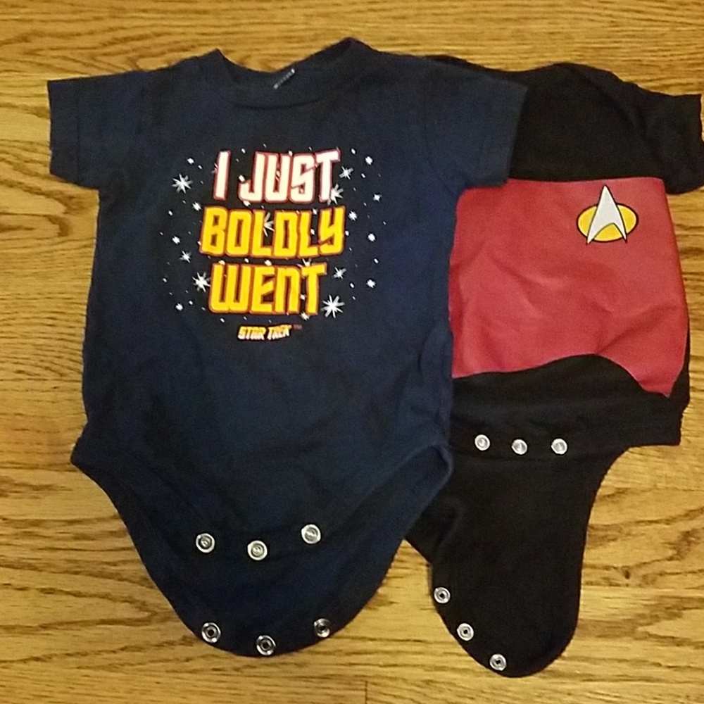 Star Trek onesie bundle!