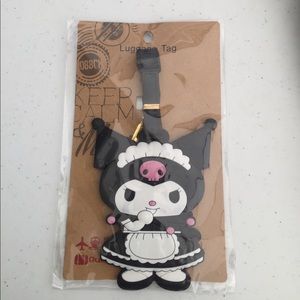 Kuromi luggage tag