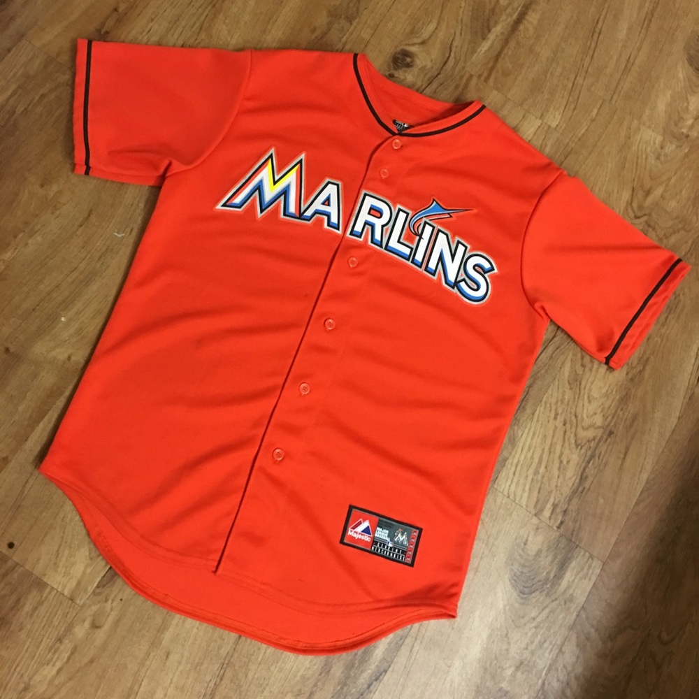 Majestic Florida Marlins Jersey
