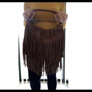 H&M fringe hand bag