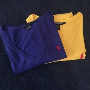Ralph Lauren Sport Vneck Tees